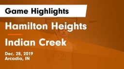 Hamilton Heights  vs Indian Creek  Game Highlights - Dec. 28, 2019