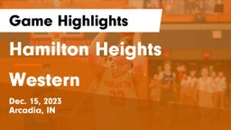 Hamilton Heights  vs Western  Game Highlights - Dec. 15, 2023