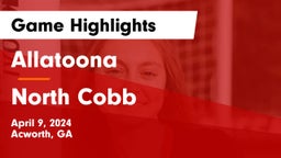 Allatoona  vs North Cobb  Game Highlights - April 9, 2024