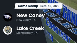 Recap: New Caney  vs. Lake Creek  2020