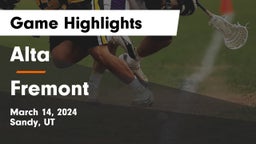 Alta  vs Fremont  Game Highlights - March 14, 2024