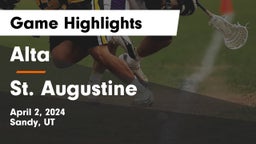 Alta  vs St. Augustine  Game Highlights - April 2, 2024
