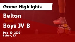 Belton  vs Boys JV B Game Highlights - Dec. 10, 2020