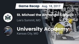 Recap: St. Michael the Archangel Catholic  vs. University Academy 2017