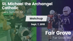 Matchup: St. Michael vs. Fair Grove  2018