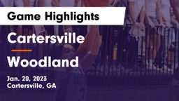 Cartersville  vs Woodland  Game Highlights - Jan. 20, 2023