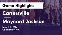 Cartersville  vs Maynard Jackson  Game Highlights - March 1, 2024
