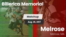 Matchup: Billerica Memorial vs. Melrose  2017
