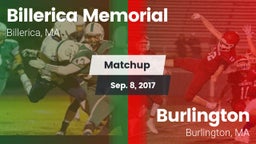 Matchup: Billerica Memorial vs. Burlington  2017