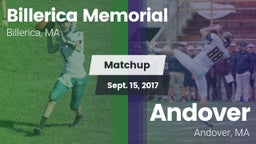 Matchup: Billerica Memorial vs. Andover  2017