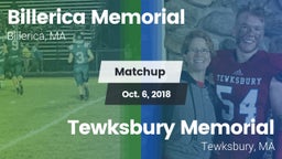 Matchup: Billerica Memorial vs. Tewksbury Memorial 2018
