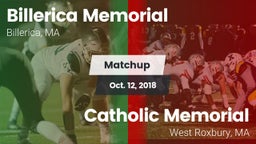 Matchup: Billerica Memorial vs. Catholic Memorial  2018