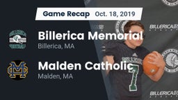 Recap: Billerica Memorial  vs. Malden Catholic  2019
