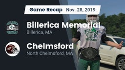 Recap: Billerica Memorial  vs. Chelmsford  2019