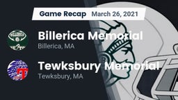 Recap: Billerica Memorial  vs. Tewksbury Memorial 2021