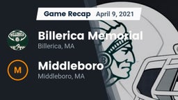 Recap: Billerica Memorial  vs. Middleboro  2021