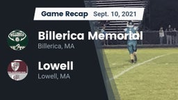 Recap: Billerica Memorial  vs. Lowell  2021
