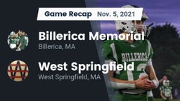 Recap: Billerica Memorial  vs. West Springfield  2021