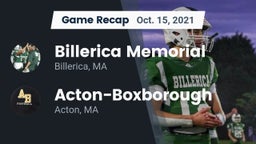 Recap: Billerica Memorial  vs. Acton-Boxborough  2021
