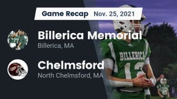 Recap: Billerica Memorial  vs. Chelmsford  2021
