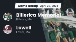 Recap: Billerica Memorial  vs. Lowell  2021