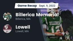 Recap: Billerica Memorial  vs. Lowell  2022