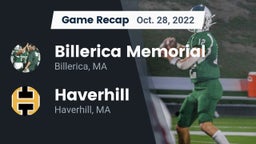 Recap: Billerica Memorial  vs. Haverhill  2022