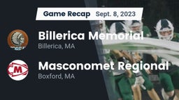 Recap: Billerica Memorial  vs. Masconomet Regional  2023