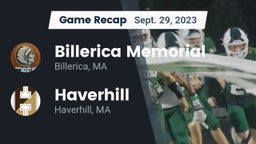 Recap: Billerica Memorial  vs. Haverhill  2023