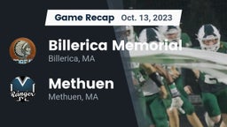 Recap: Billerica Memorial  vs. Methuen  2023