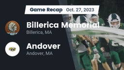 Recap: Billerica Memorial  vs. Andover  2023