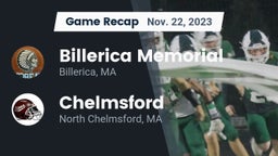 Recap: Billerica Memorial  vs. Chelmsford  2023
