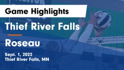 Thief River Falls  vs Roseau  Game Highlights - Sept. 1, 2022
