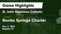 St. John Neumann Catholic  vs Bonita Springs Charter  Game Highlights - Oct. 5, 2023