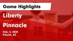 Liberty  vs Pinnacle  Game Highlights - Feb. 4, 2020