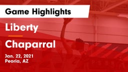 Liberty  vs Chaparral  Game Highlights - Jan. 22, 2021