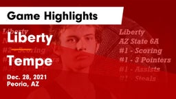 Liberty  vs Tempe Game Highlights - Dec. 28, 2021