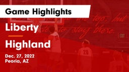 Liberty  vs Highland  Game Highlights - Dec. 27, 2022
