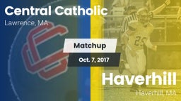 Matchup: Central Catholic vs. Haverhill  2017