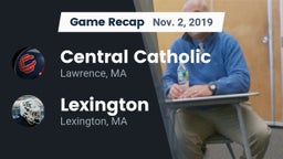 Recap: Central Catholic  vs. Lexington  2019