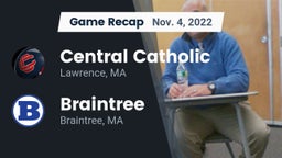 Recap: Central Catholic  vs. Braintree  2022