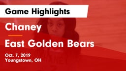 Chaney  vs East  Golden Bears Game Highlights - Oct. 7, 2019