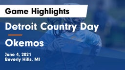 Detroit Country Day  vs Okemos  Game Highlights - June 4, 2021