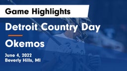 Detroit Country Day  vs Okemos  Game Highlights - June 4, 2022