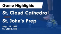 St. Cloud Cathedral  vs St. John's Prep Game Highlights - Sept. 26, 2023