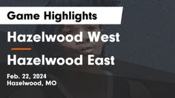Hazelwood West  vs Hazelwood East  Game Highlights - Feb. 22, 2024