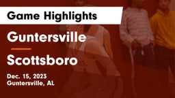 Guntersville  vs Scottsboro  Game Highlights - Dec. 15, 2023