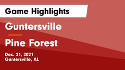 Guntersville  vs Pine Forest  Game Highlights - Dec. 21, 2021