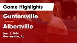 Guntersville  vs Albertville  Game Highlights - Jan. 2, 2024