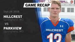 Recap: Hillcrest  vs. Parkview  2016